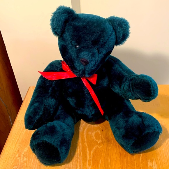 Vintage Green Mt. Teddy Bear, EUC - Picture 2 of 15
